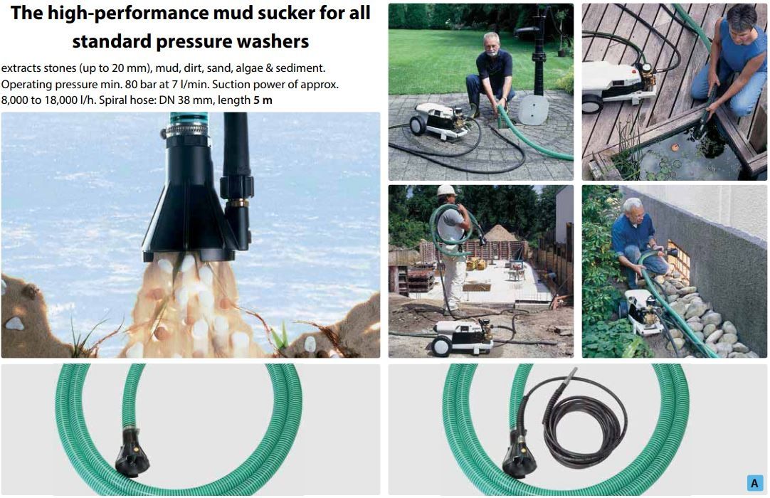 Mudsucker M22 Male with 5 Metre Pick-Up Hose – Nozzle Size 045 – image 2