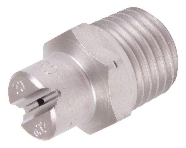 1/4" 40° Flat Fan Spray Nozzle, Size 30