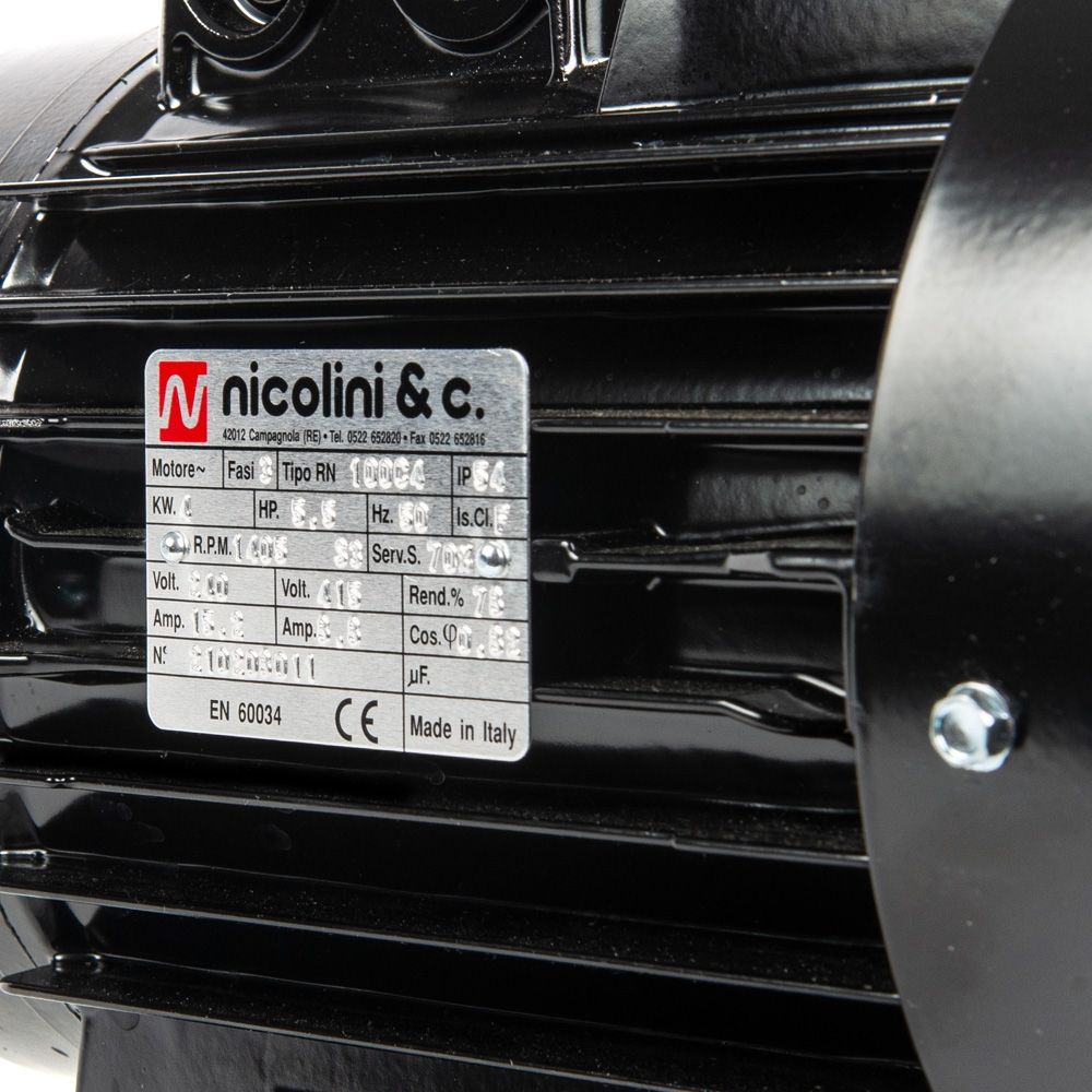 Nicolini Electric Motor 4kW 5.5hp 415V F100 – image 3