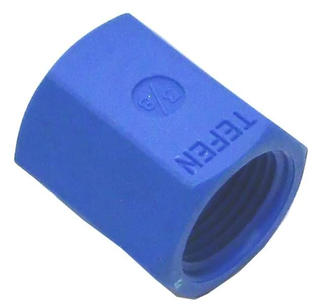 ADAPTOR NYLON 1/8"F bsp X 3/8"F bsp