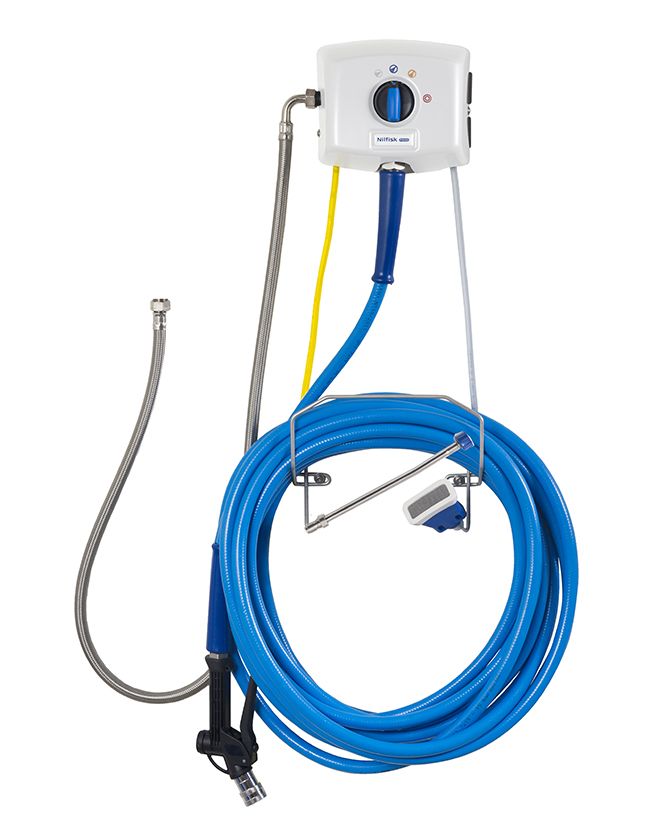 Food preparation wash down unit 