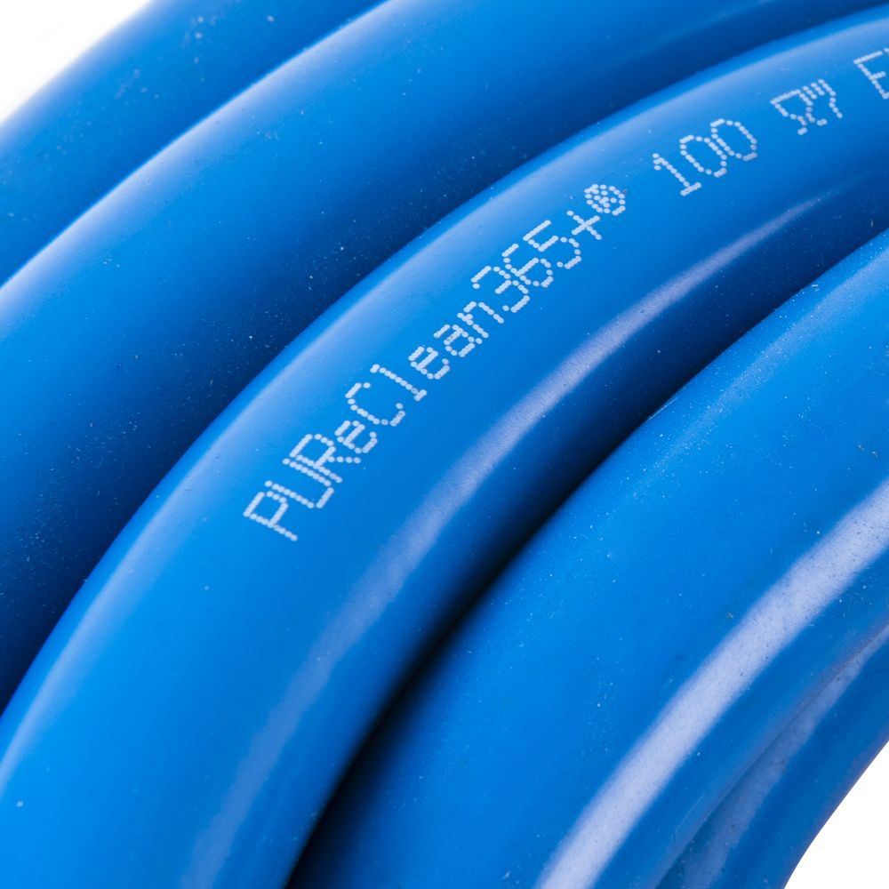 Low Pressure Hose, Blue, PureClean365+ Food Hose, 18 Bar, Per Metre