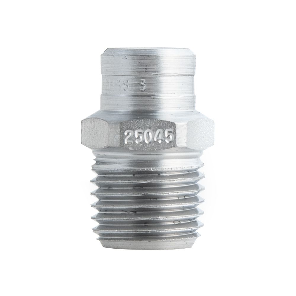 Spraying Systems 25045 High Pressure Nozzle – 25 Degree, 1/4" MEG, Stainless Steel