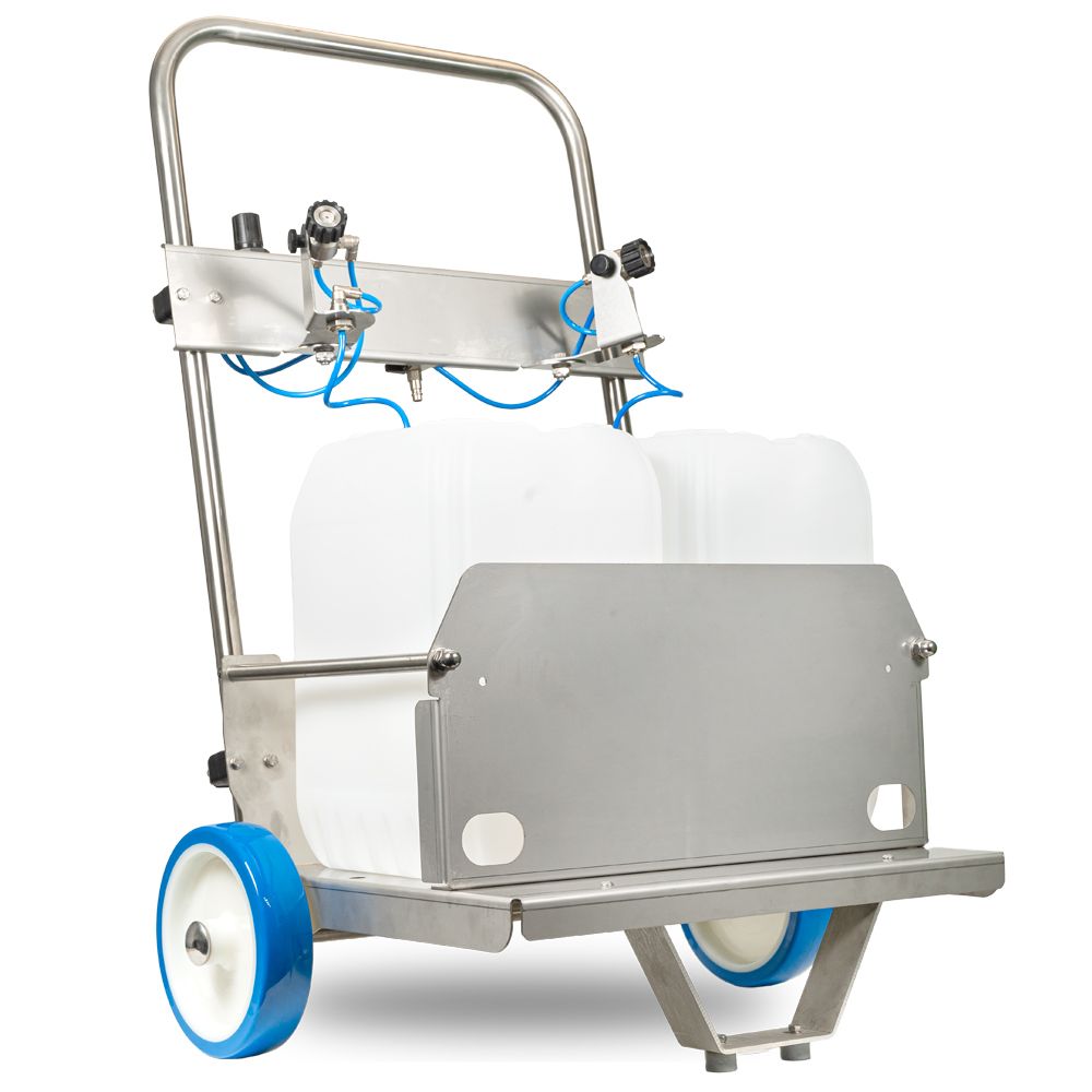 TecPro Stainless Steel Fogging Trolley | Industrial Hygiene Fogging Equipment