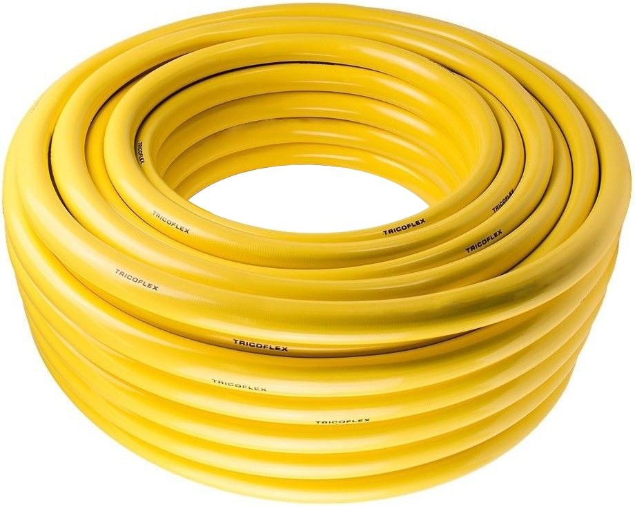 Yellow Tricoflex 19mm Low Pressure Hose, 100m Roll, 10 Bar