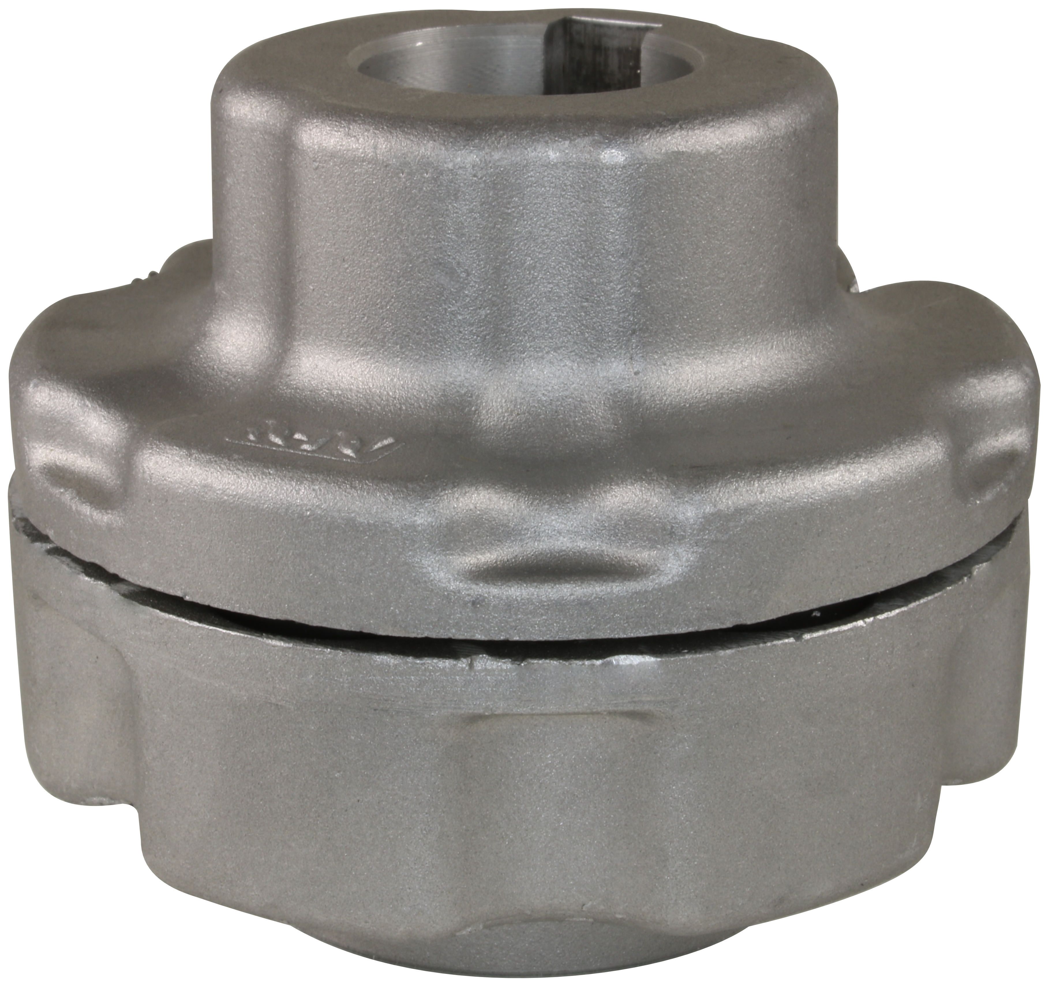 Nicolini HDF drive coupling 24mm pump shaft 28mm motor shaft cast aluminium