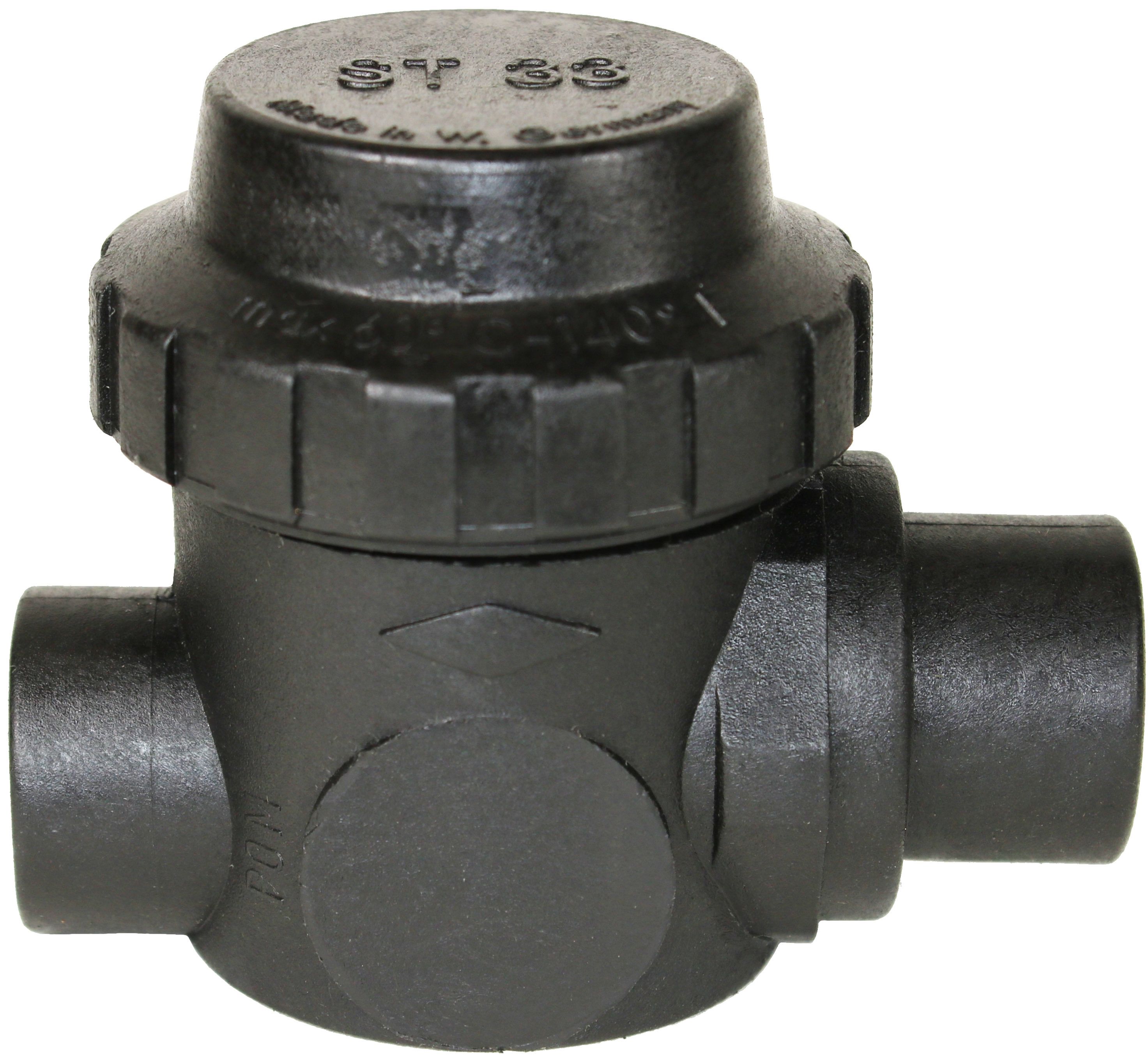 ST33-2 inline water filter 1/4 inch female to female – 400 micron plastic German filter
