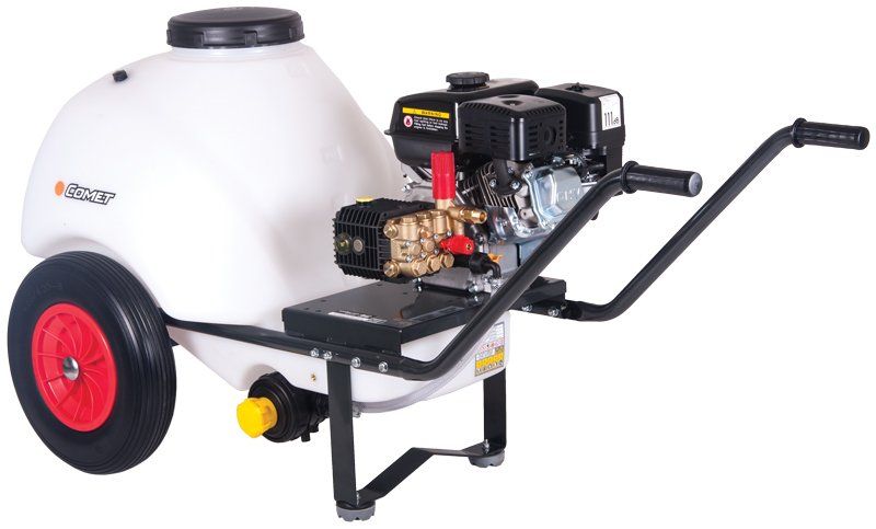 DPM Loncin G200 Petrol Wheelbarrow Pressure Washer, 150 Bar, 8 LPM, 120L Tank