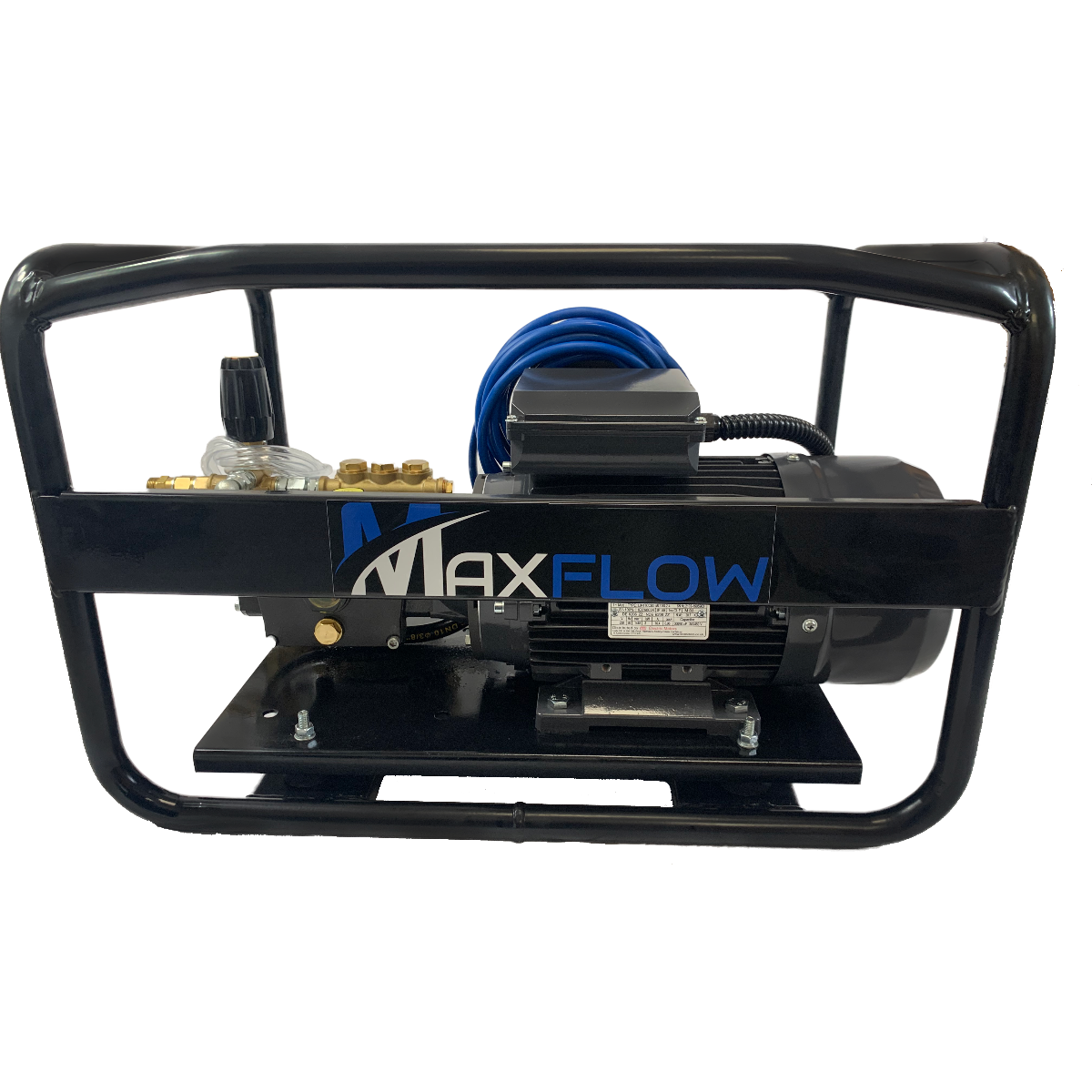 Maxflow wall mounted electric pressure washer 120 bar 11L/min auto stop