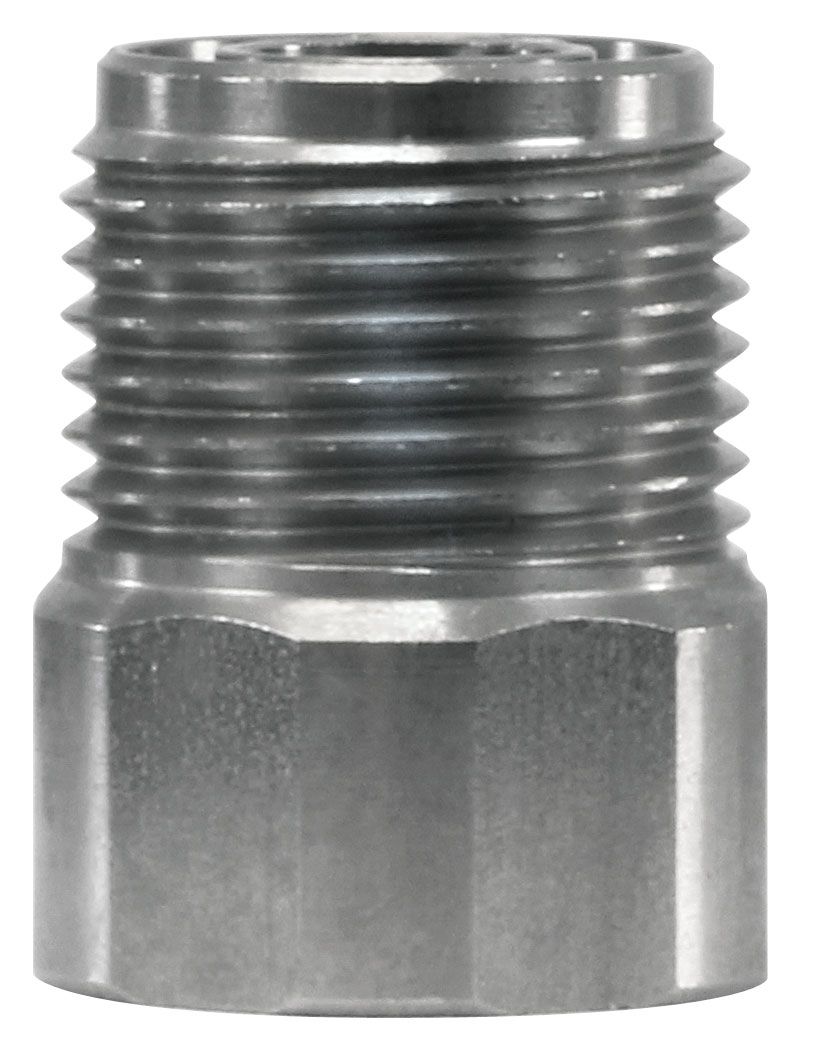 EG TIP ADPT SS 1/4"F X M18M, without O-ring.