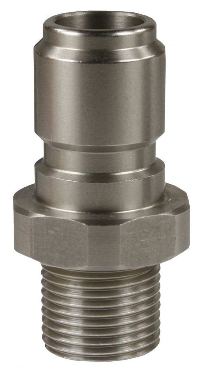 ST3100 QUICK COUPLING PLUG 3/8"M WITH 60° CONE