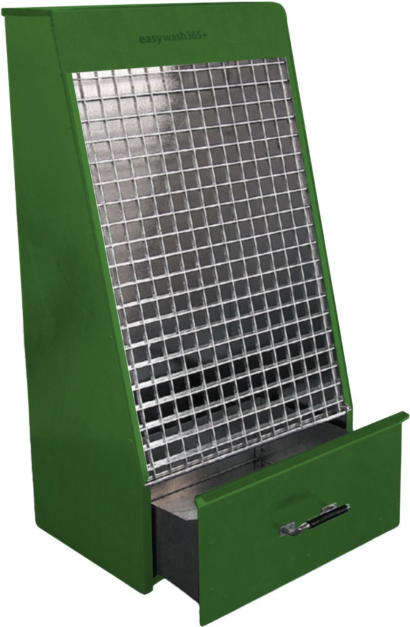 POWDER COATED STEEL MAT CLEANER, GREEN.