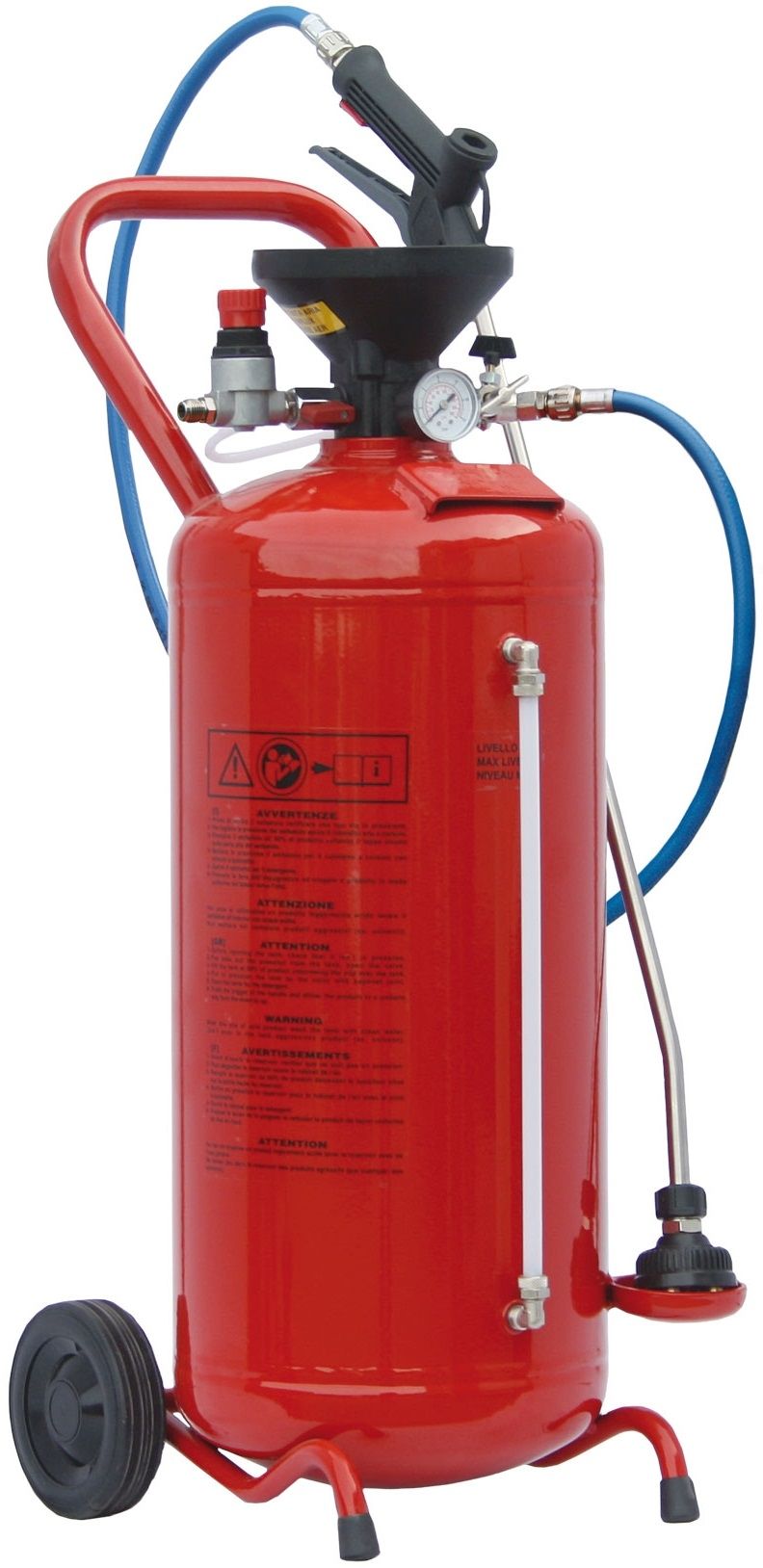 FOAMER WITH PRESSURE TANK 24L RED