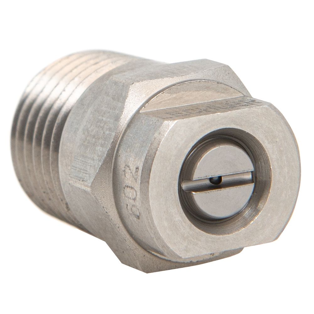 Lechler High-Pressure Nozzle, 1/4” MEG (2504) with 25° spray angle, stainless steel construction, and precise atomization. Ideal for efficient pressure washing in residential and commercial settings.