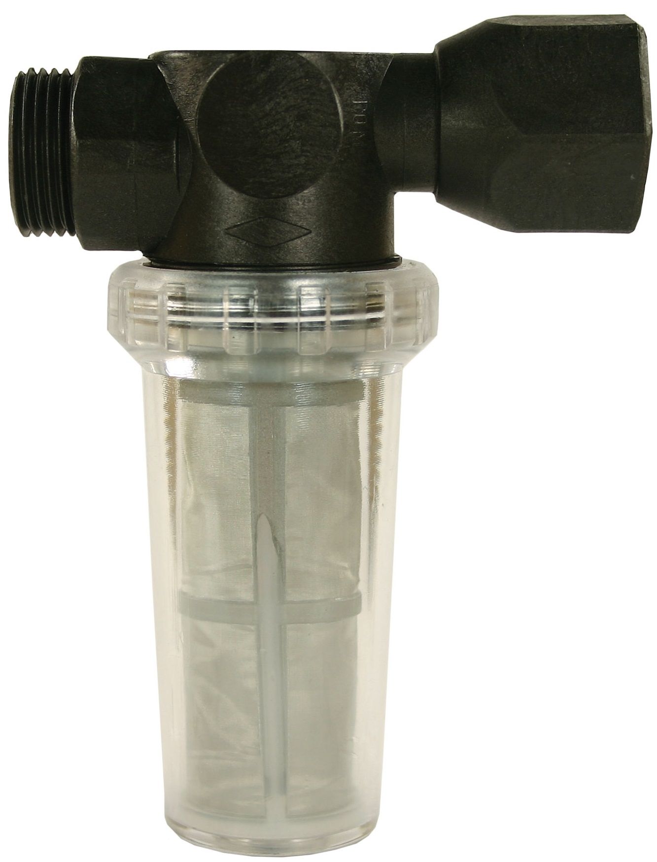 Clear Bowl Water Filter 1/2" Male 1/2" Female 