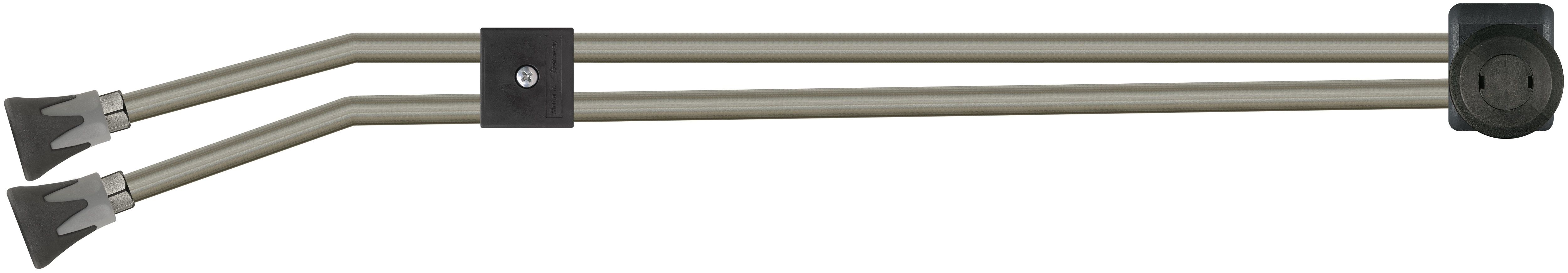 ST54 TWIN LANCE WITHOUT HANDLE, 650mm, 1/4"F, WITH ST10 NOZZLE PROTECTORS, SIDE HANDLE AND BEND 