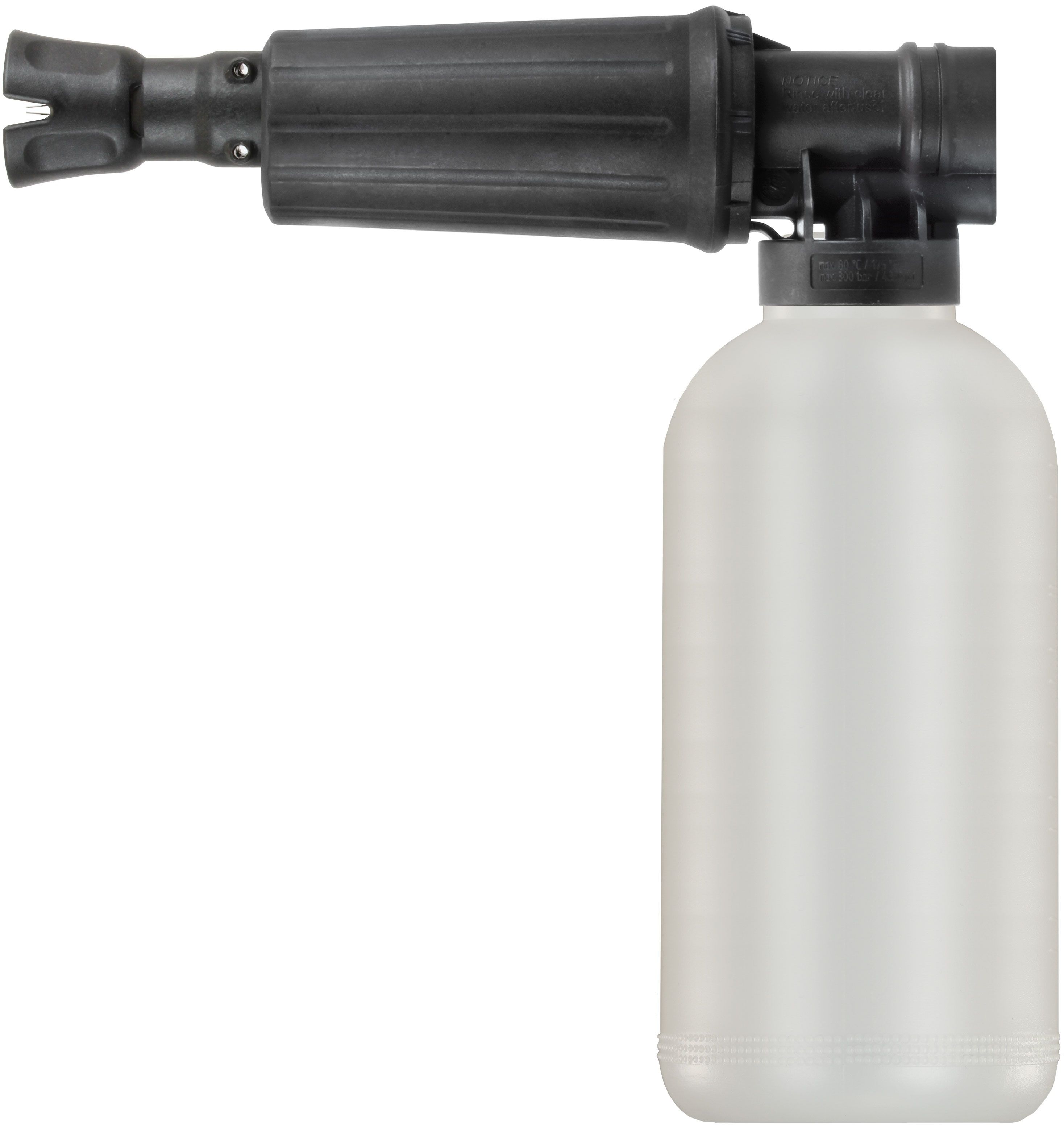 ST73.1 FOAM NOZZLE + 1L BOTTLE 1.25MM (BLACK) NOZZLE