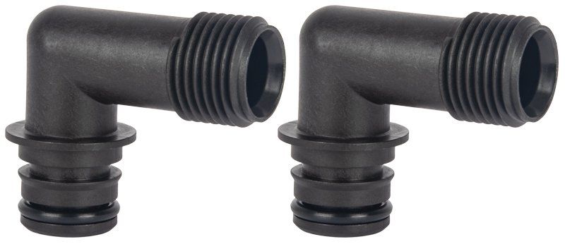 Flojet Quick Connect Port Kit 19MM x 1/2"BSP 90 DEG