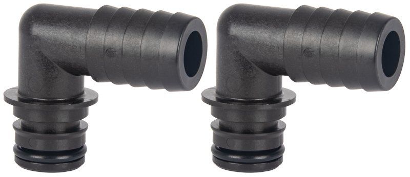 Flojet Quick Connect Port Kit 19MM x 3/4" 90 DEG