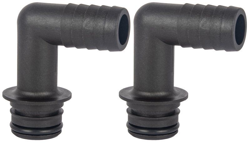 Flojet Quick Connect Port Kit 22MM x 3/4" 90 DEG