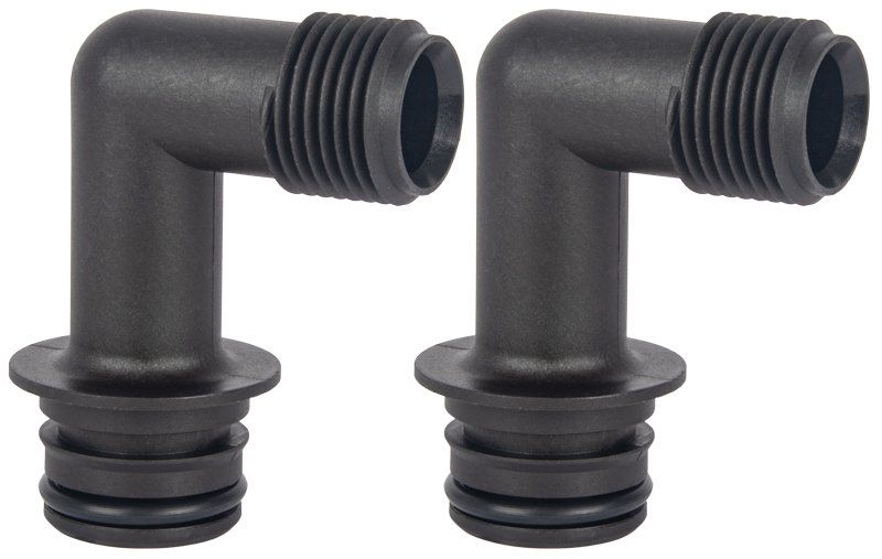 Flojet Quick Connect Port Kit 22MM x 1/2" 90 DEG