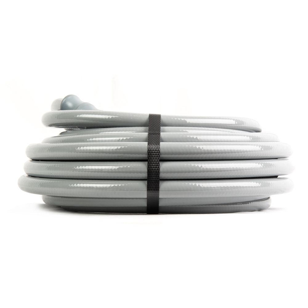 GREYFLEX High-Pressure Hose 15M DN10 SS 3/8” F/F - Lightweight, flexible hose for food, fish farming, and swimming pool applications.