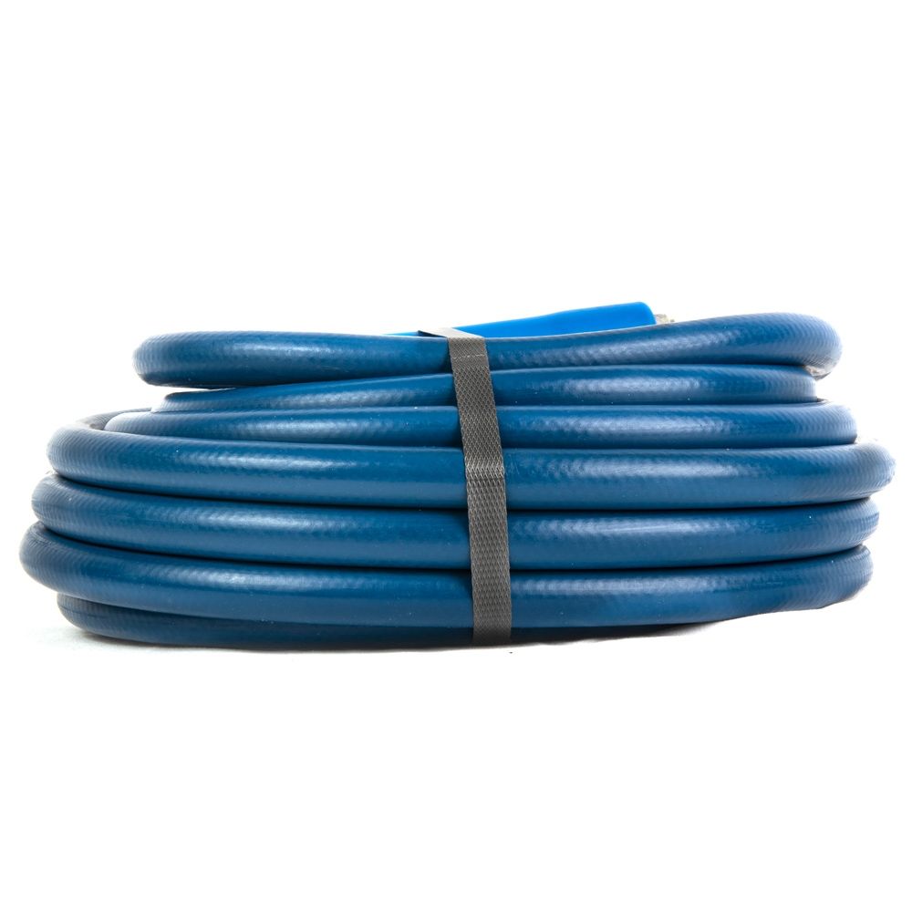 HIGH PRESSURE HOSE, BLUE, 2 WIRE, SMOOTH COVER, 400 BAR