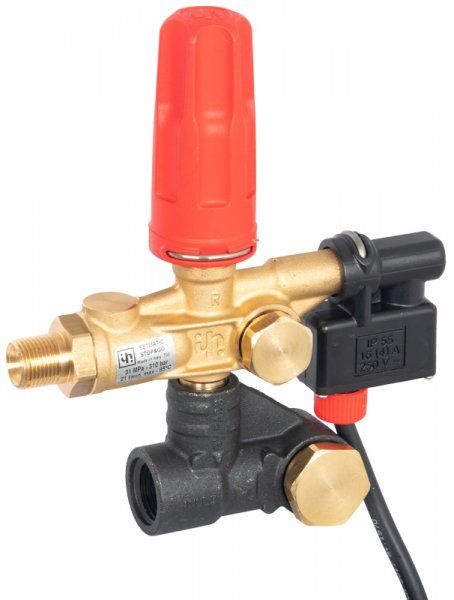 310 Bar max pressure
6-21 Lpm flow
85°C max water temperature
Trapped pressure valve & bypass
Magnetic pressure switch
Without chemical injector