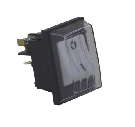 2 pole 240v switch complete with membrane cover