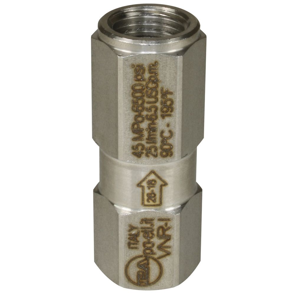 HP CHECK VALVE 1/4&quot;F 450 BAR