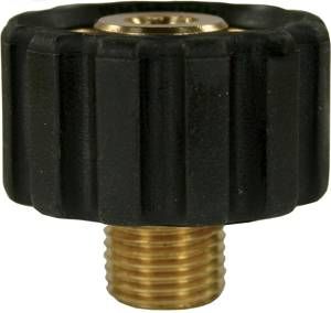 Quick Screw Coupling M22F-1/4"M Black