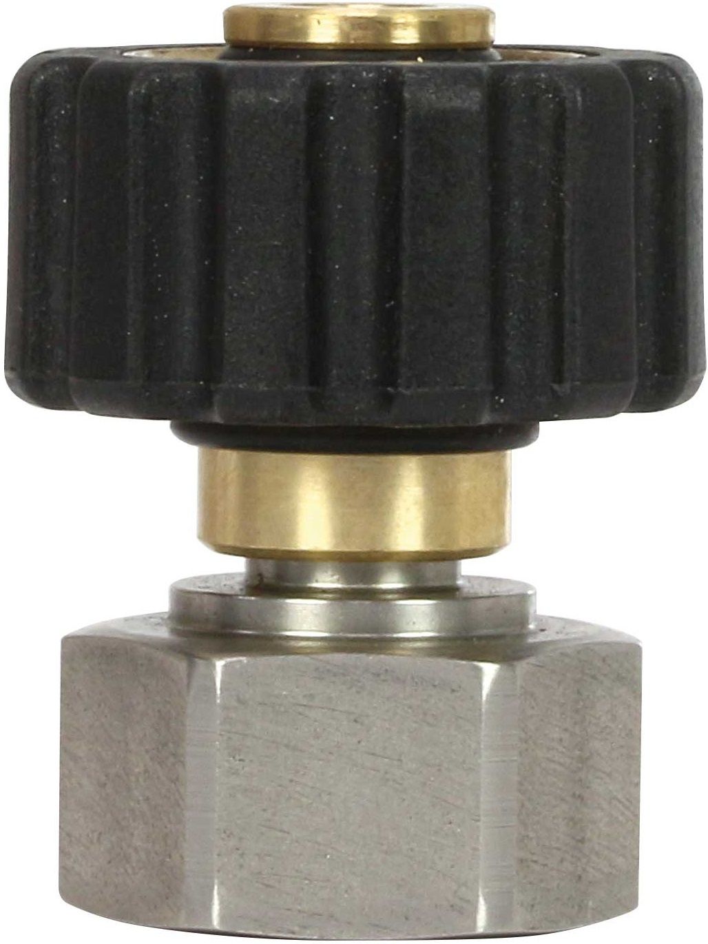 QS COUPLING M22F to M20F BLACK