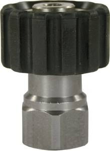 M22F - 1/4"F SS QS COUPLING 500BAR