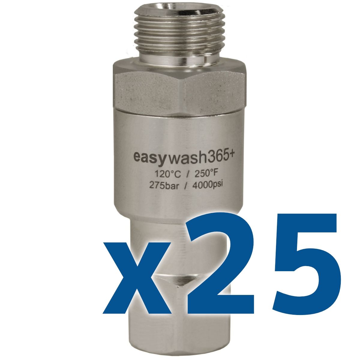 EASYWASH365+ SWIVEL 3/8"F x 3/8"M, BOX OF 25