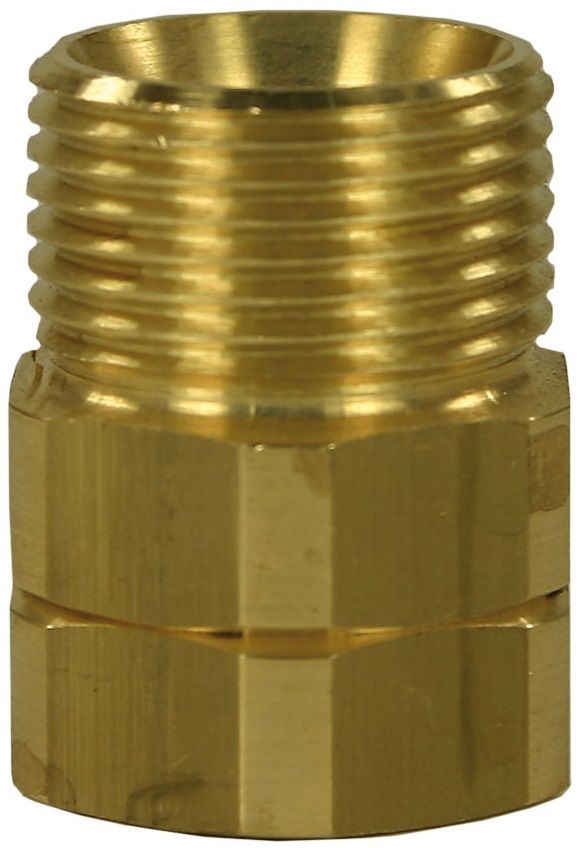 FEMALE TO MALE BRASS QUICK SCREW NIPPLE ADAPTOR-M21 M to 1/8"F