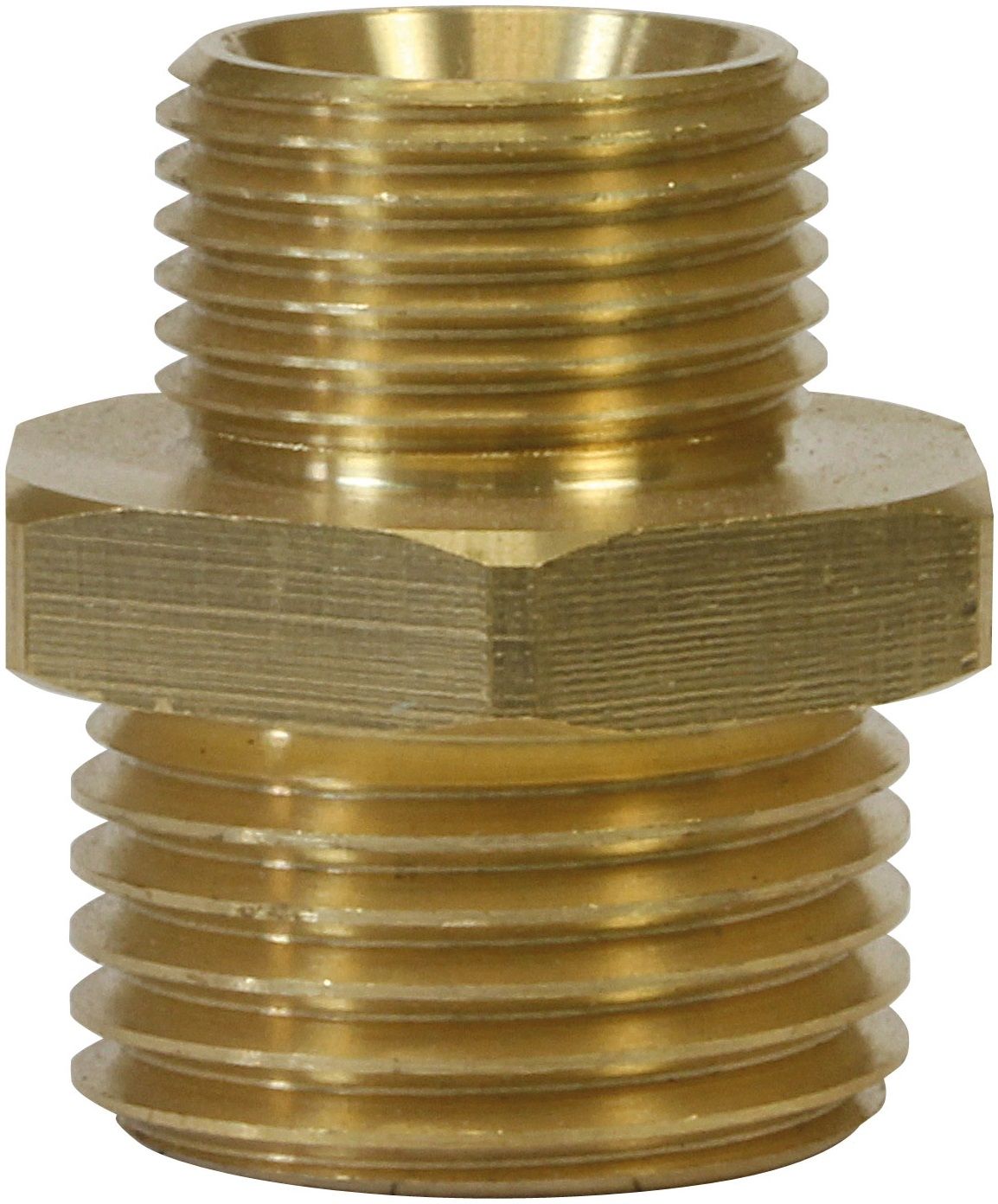 MALE TO MALE BRASS DOUBLE NIPPLE ADAPTOR-1/8"M to 1/4"M