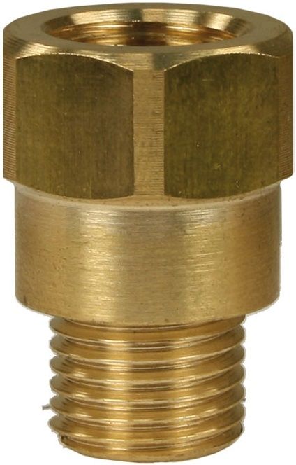 FEMALE TO MALE BRASS EXTENSION NIPPLE ADAPTOR-1/4"F to 1/4"M