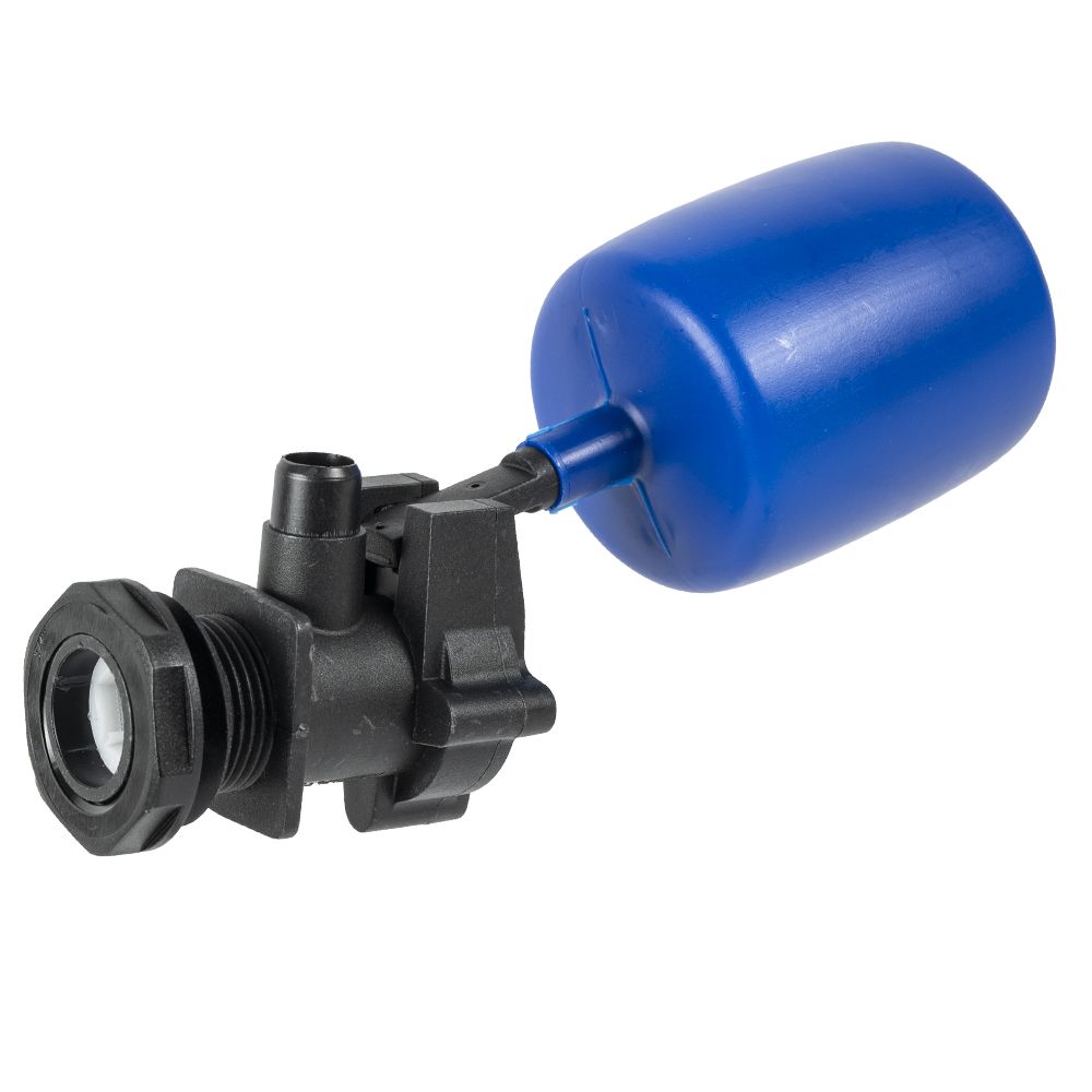 Mac Avant Float Valve with 3/4” male inlet, non-adjustable design, plastic construction, max temperature 60°C. Ideal for maintaining water levels. Code: 701500100.