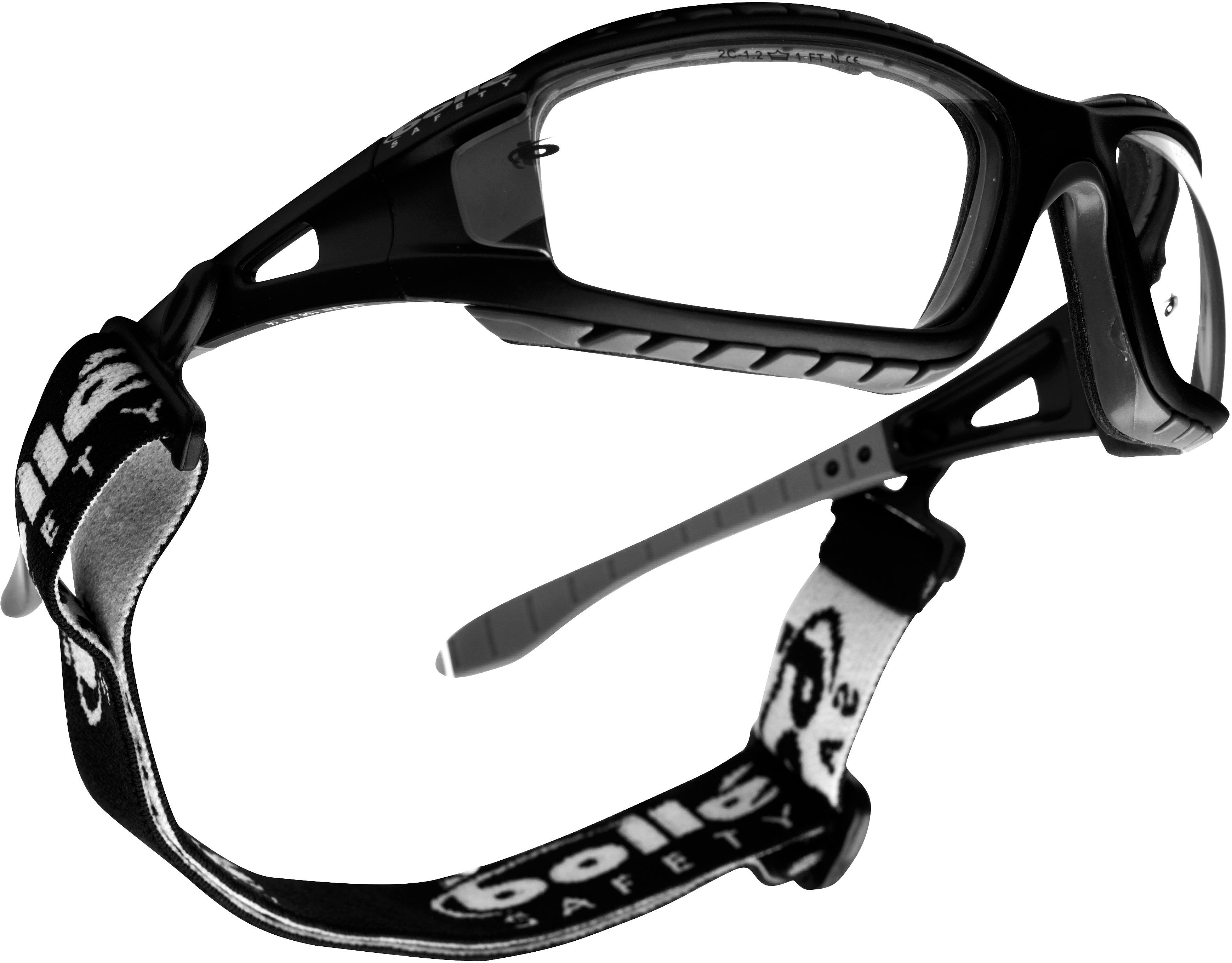 SAFETY GOGGLES WITH TEMPLES