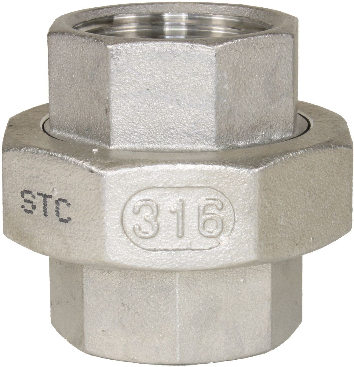 150lb BSP HEX UNION COUPLING ADAPTOR-1/4"F to 1/4"F