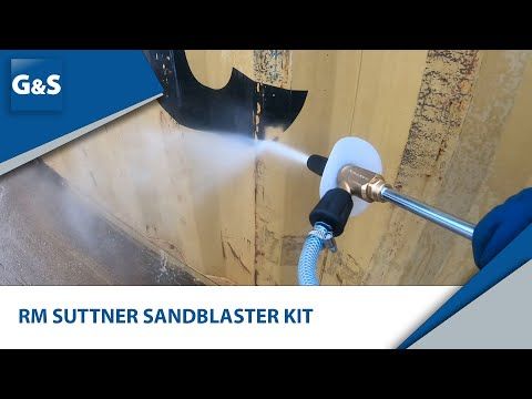 The RM Suttner sandblaster - Amazing cleaning power