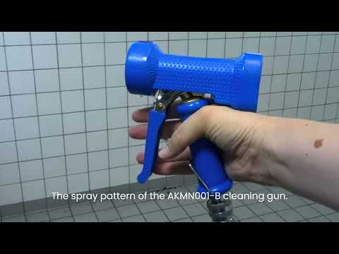 Spray pattern AKMN001-B cleaning gun.