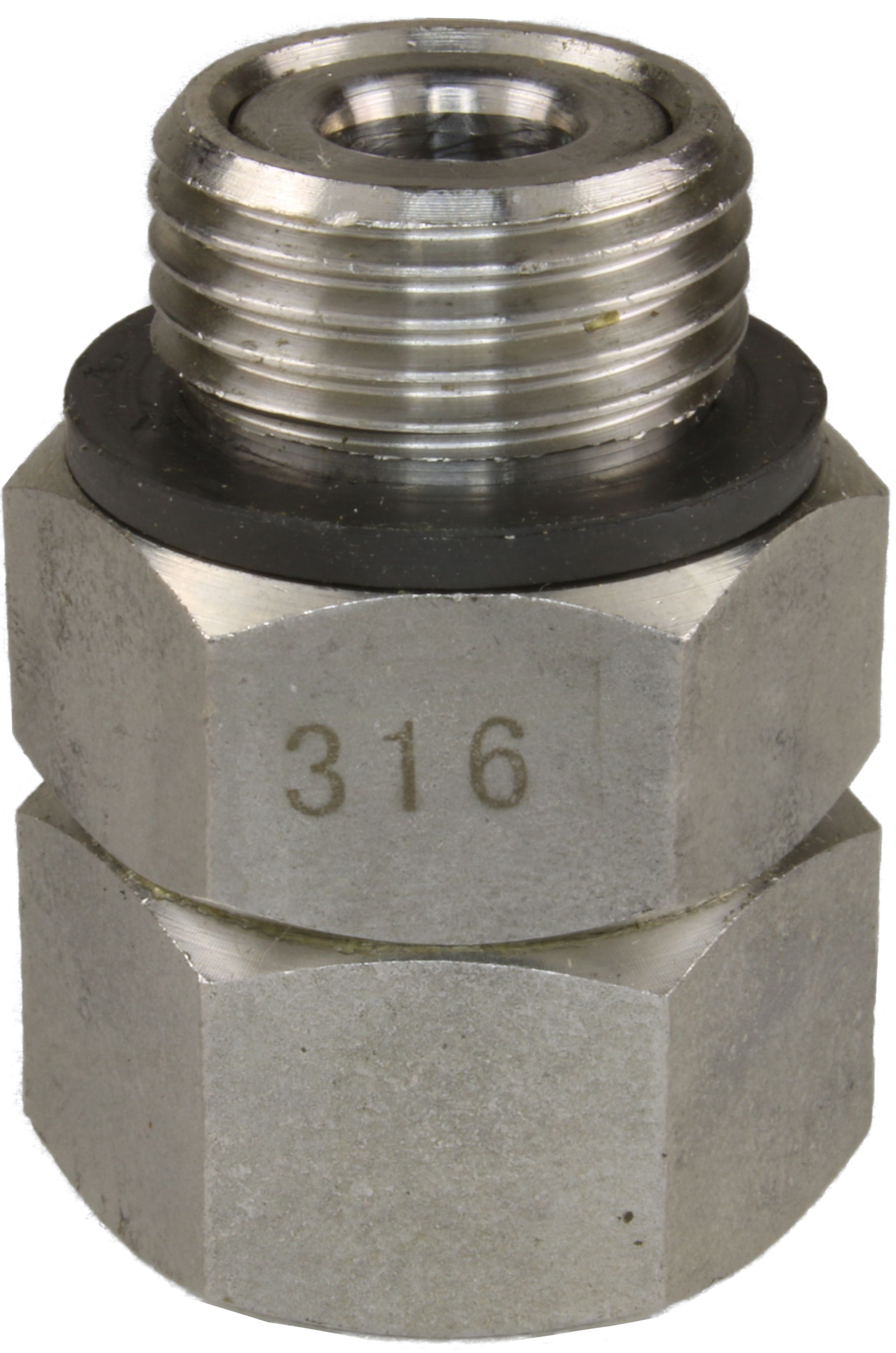 LP SWIVEL SS 1/2&quot;M X 1/2&quot;F (9mm)