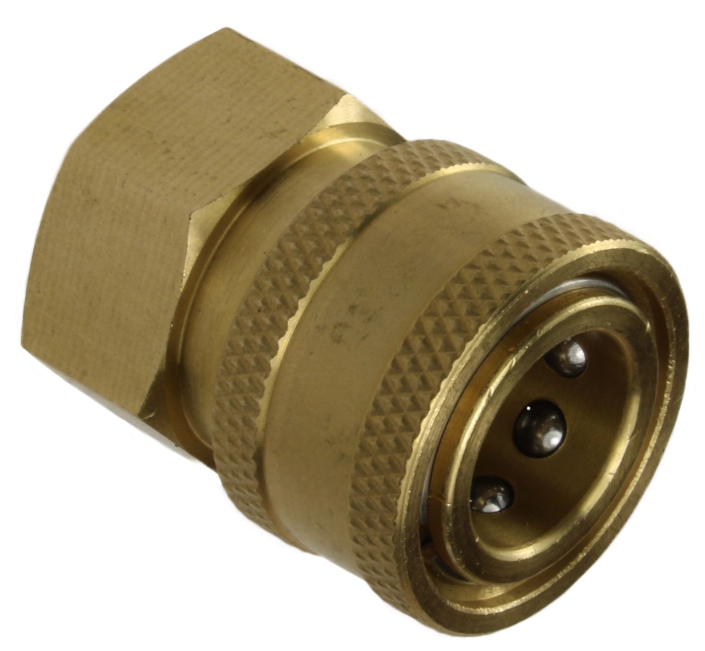 BRASS QUICK RELEASE COUPLING 3/8" FEMALE 14.8mm