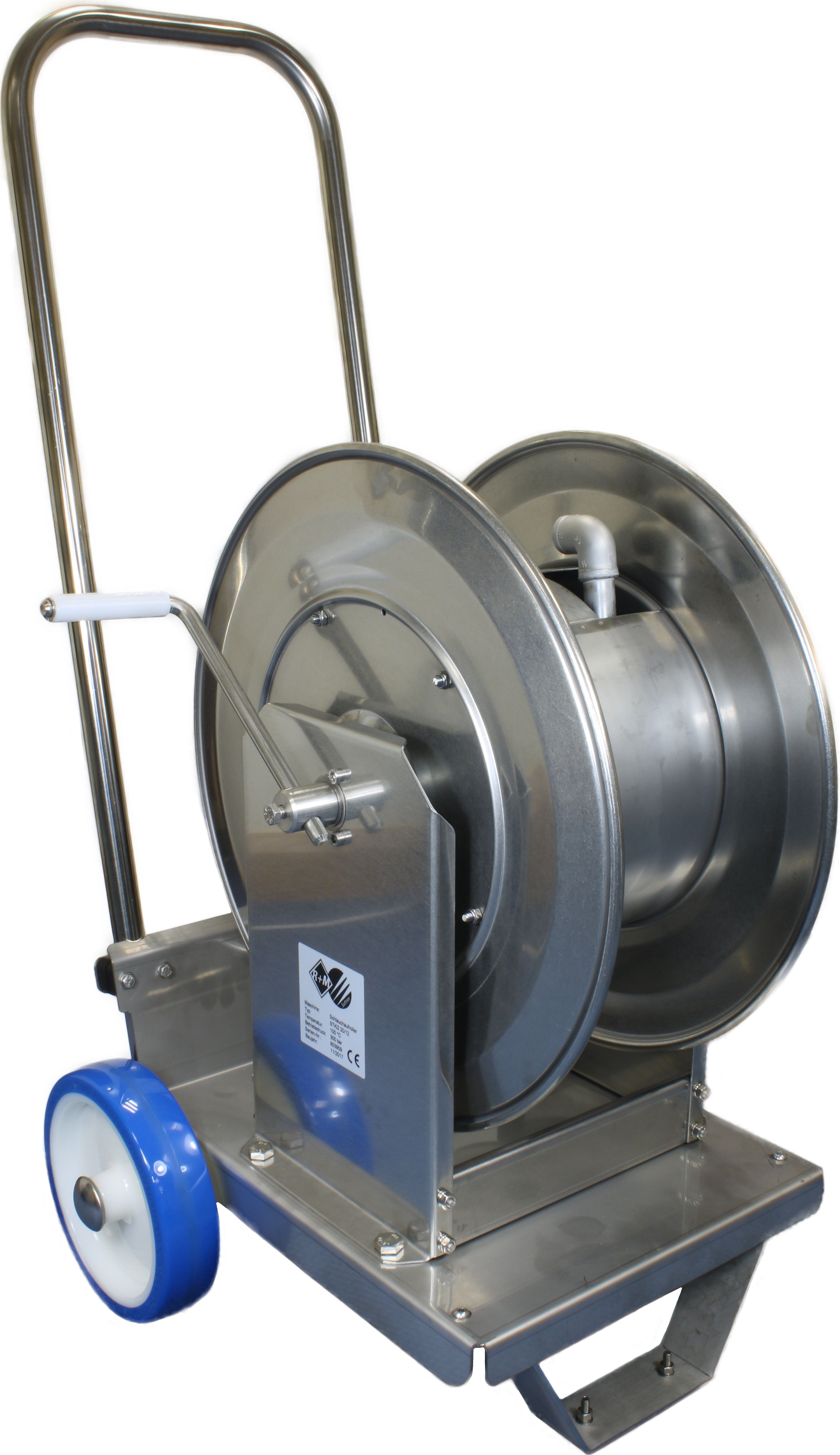 STAINLESS STEEL TROLLEY WITH HOSE REEL